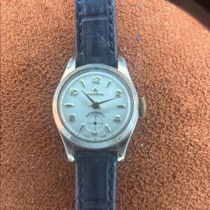 Mason Vintage Swiss Watch Silver and Blue Women's Watch 25.5mm